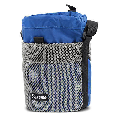 Supreme FW23 3D Logo Small Cinch Pouch Blue Multi | eBay