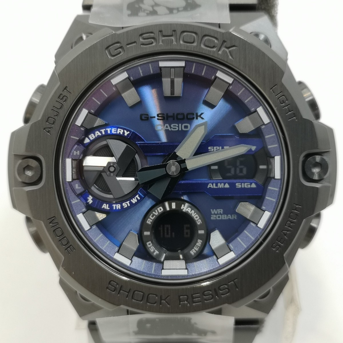 CASIO G-SHOCK GST-B400BD-1A2JF Blue Black G-STEEL Carbon Men`s