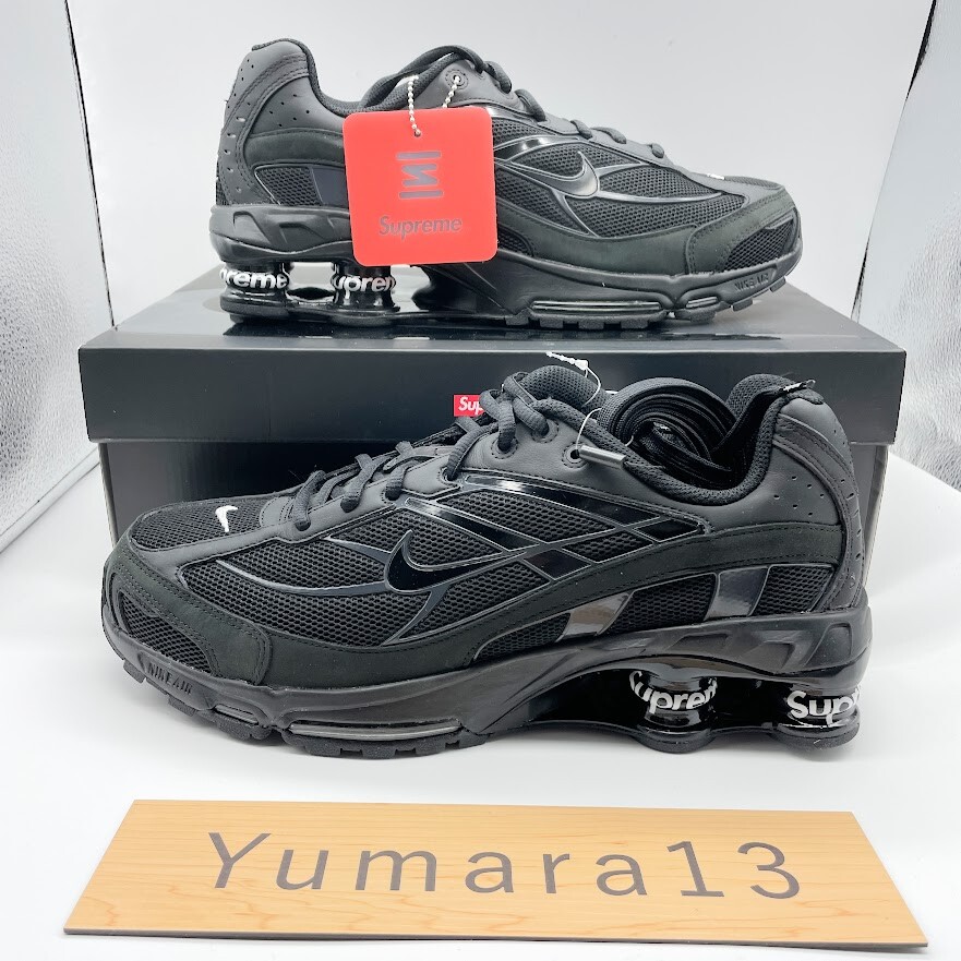 Nike x Supreme Shox Ride 2 SP Black DN1615-001 Men's Size | eBay