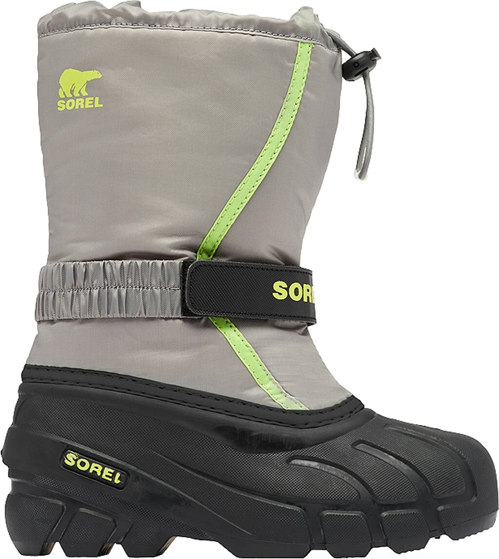 SOREL Z1960 Toddler Grey Nylon Flurry Waterproof Insulated Snow