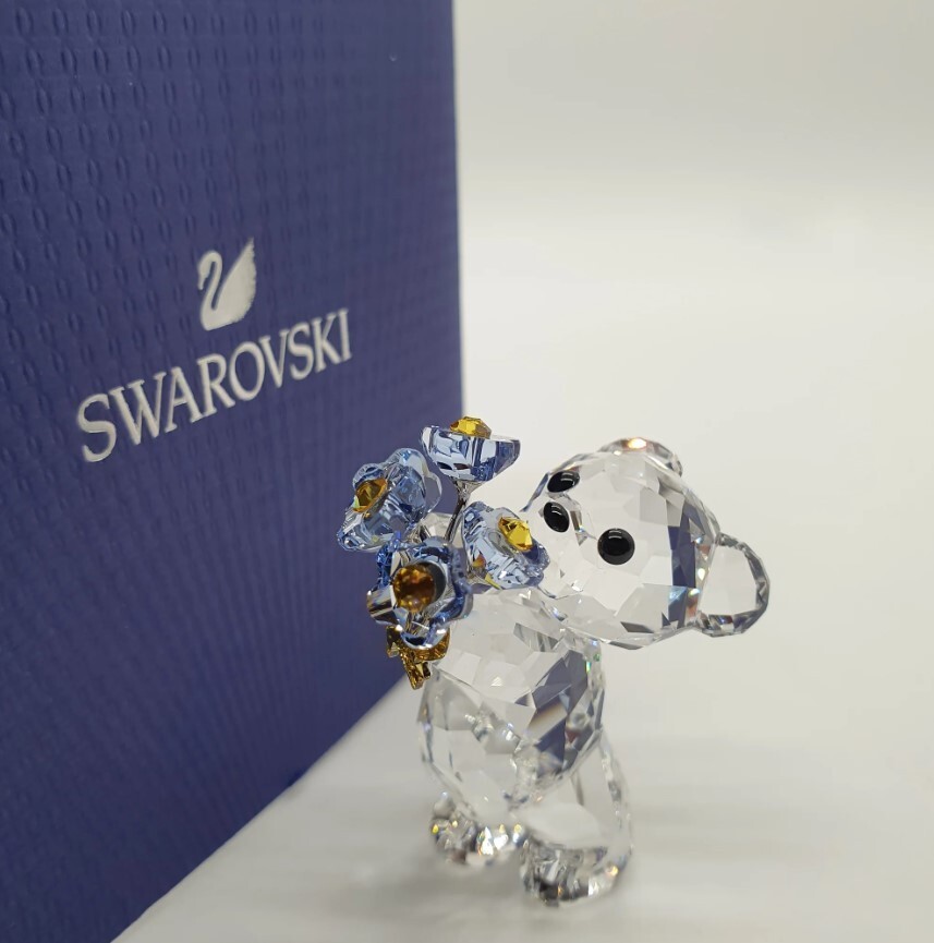 Swarovski Crystal Kris Bear Forget-me-not Blue - 5427993 | eBay