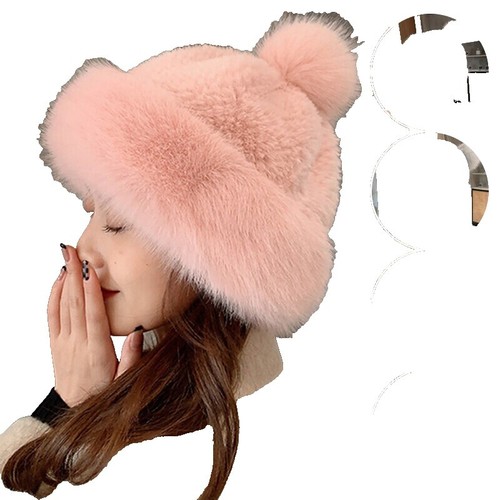 Palace Skateboards Teddy Beanie Ecru Size S/M FW23 Faux Fur Fuzzy