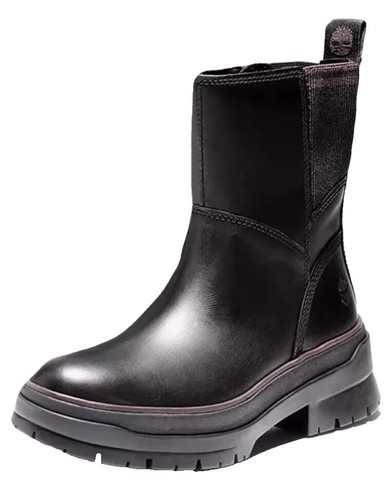 Timberland Cortina Valley Chelsea Black Ankle Boots Bootie Shoes