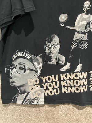 Vintage Nike Air Jordan Spike Lee Do You Know Short Sleeve T-Shirt