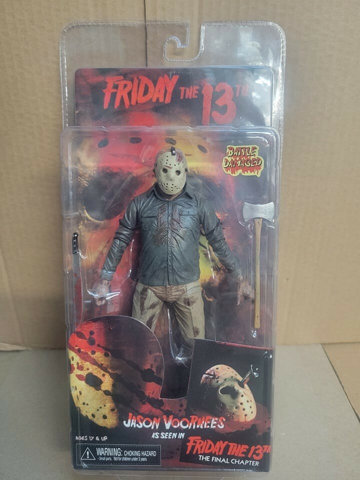 NECA Friday 13th JASON VOORHEES Final Chapter Battle Damage | eBay