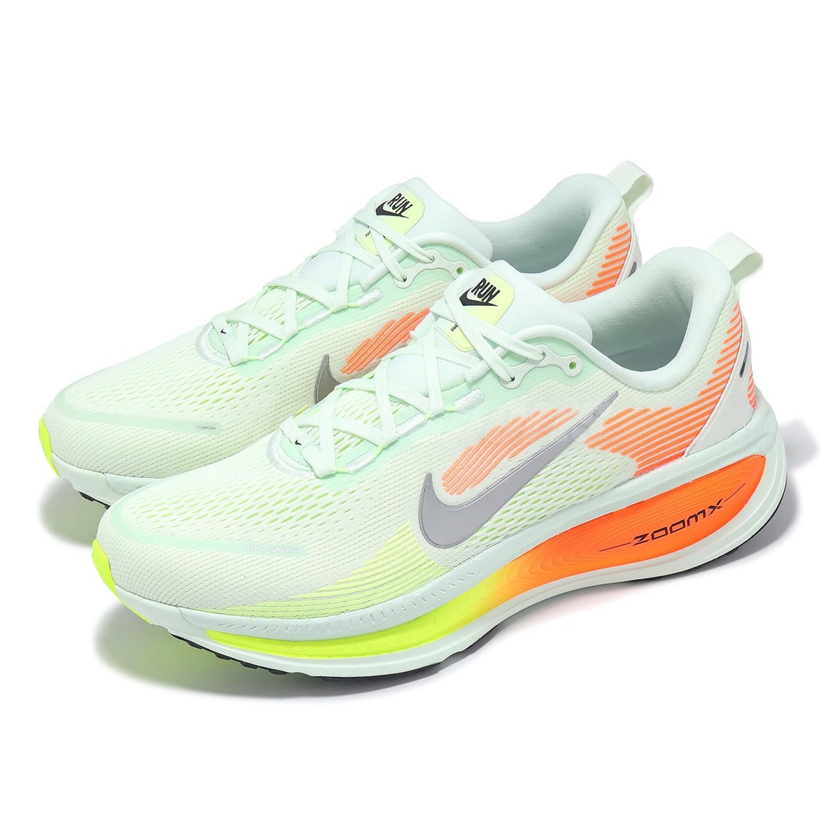 Nike Vomero 18 Barely Green Hyper Crimson Men Road Running Shoes