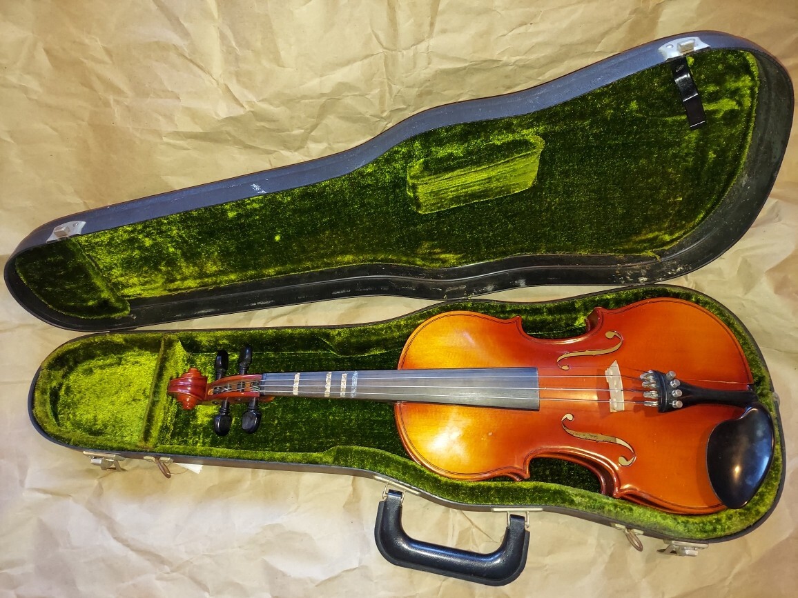 Masakichi Suzuki model 102 sized 3/4 violin, Japan, Vintage, with