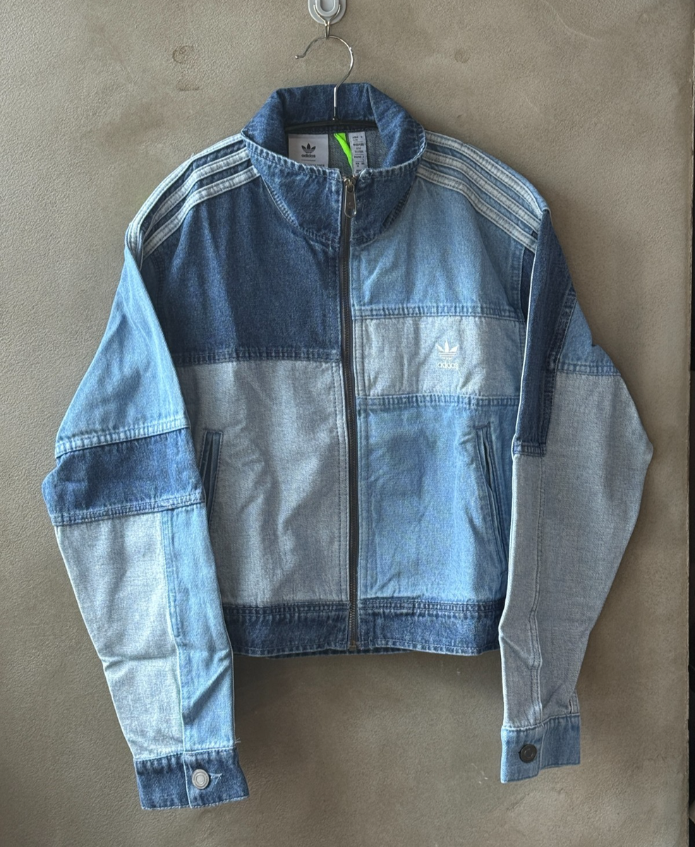 adidas KSENIASCHNAIDER Denim Patchwork Track Top Women's Jacket
