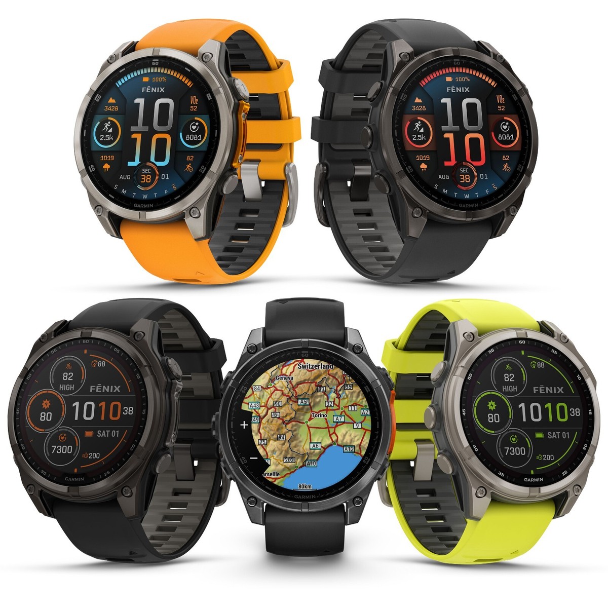 Garmin fenix 8 (47mm) AMOLED Sapphire/Solar Sapphire Multisport