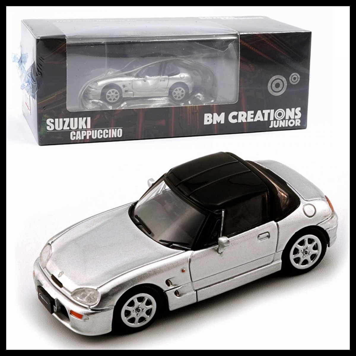 BM Creation BMC 1/64 Suzuki 1998 Cappuccino Silver NEW (RHD) | eBay