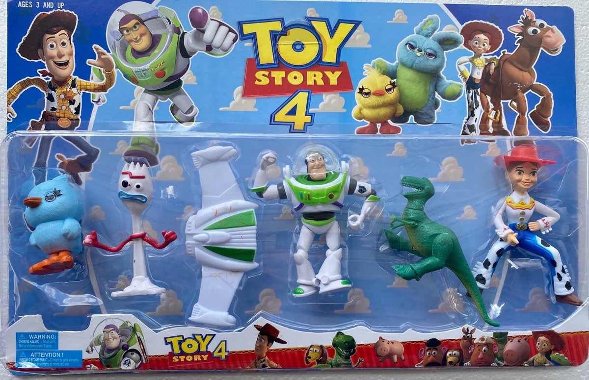 Disney TOY STORY 4, Collect them all, 5 Figures Set / 6 PCs Set