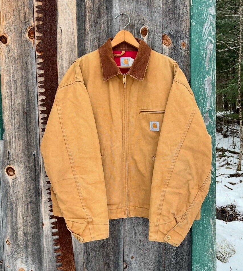 Vintage Carhartt Detroit Jacket Size 52 L/XL USA MADE Workwear