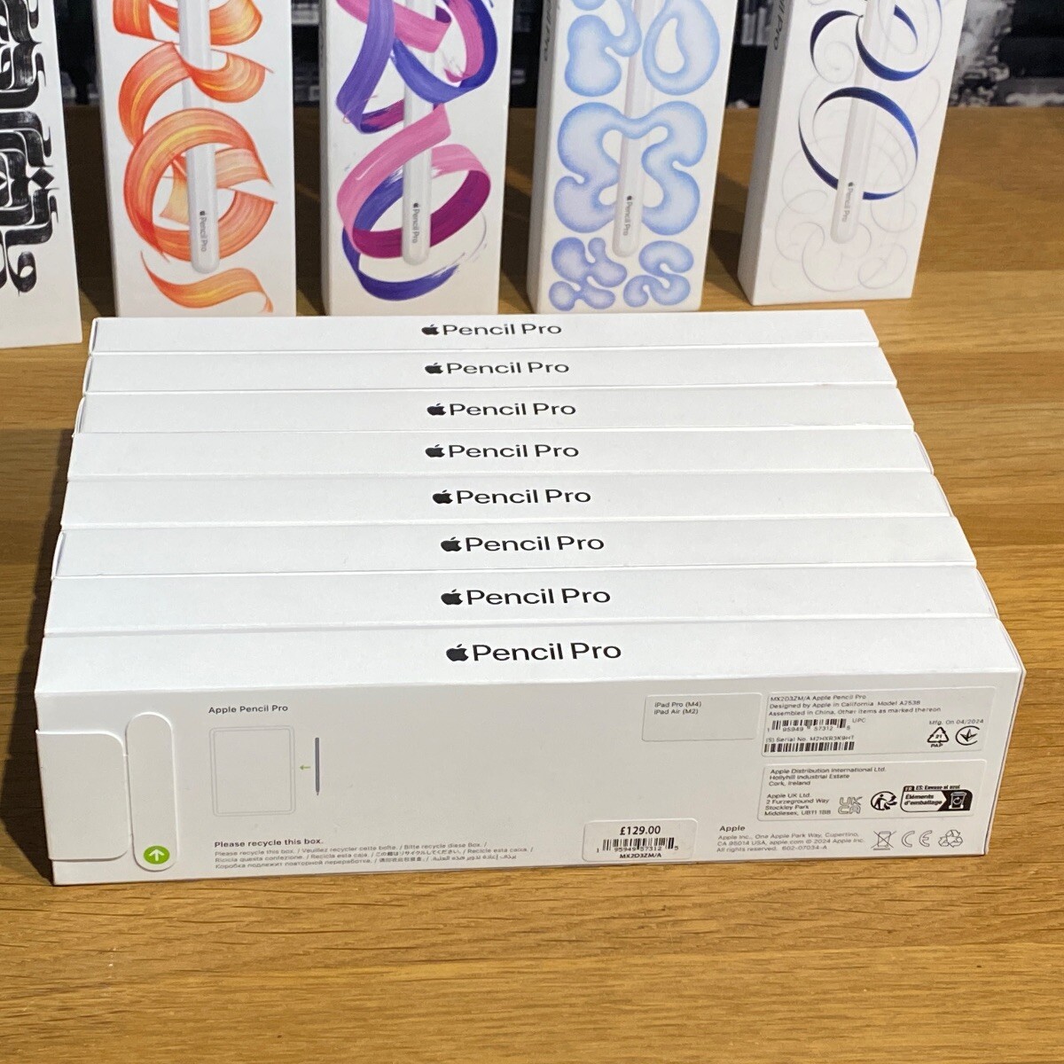 Apple Pencil Pro 箱付き Apple Pencil Proの外箱デザインは5種類