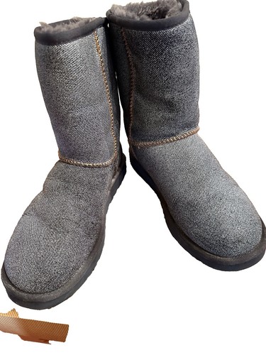 Telfar x UGG Denim Boots Size M5/W7 LIMITED EDITION | eBay