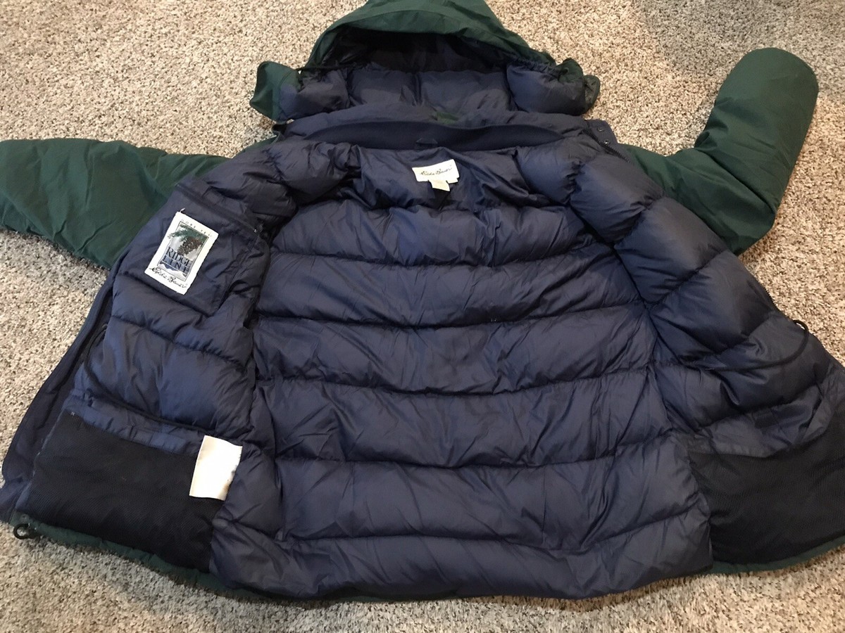 ケンちゃん eddie bauer オンブレウール ジャケット グリーン EDDIE