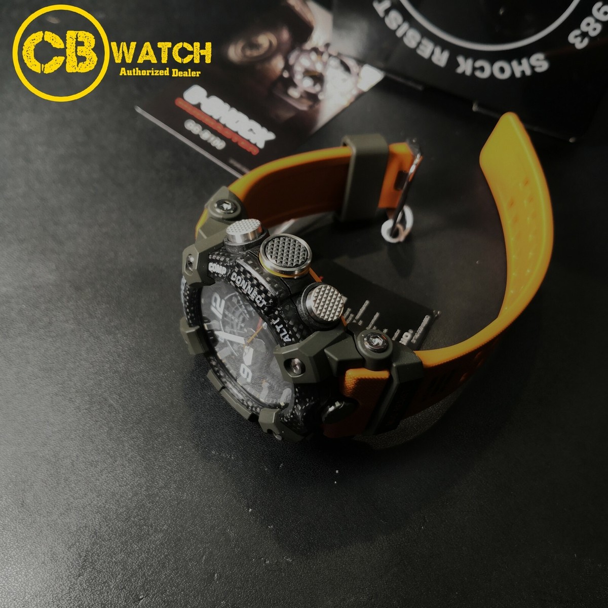 CASIO G-SHOCK GG-B100-1A9 MUDMASTER x CARBON QUAD SENSOR WATCH