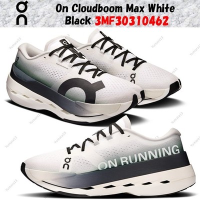 On Cloudboom Max White Black 3MF30310462 Men's Size | eBay