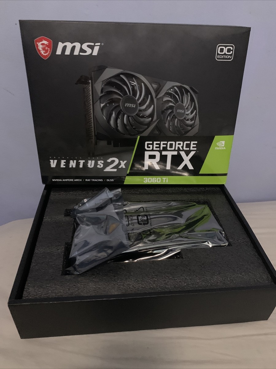 MSI GeForce RTX 3060 Ti Ventus 2X OC 8GB GDDR6 Graphics Card for