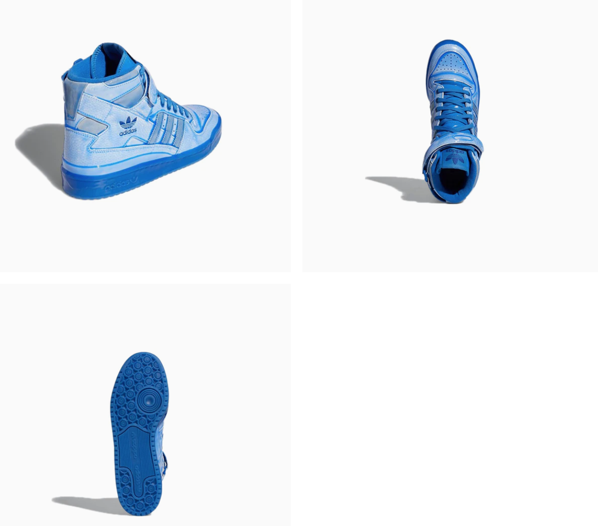 Size 13 - Jeremy Scott x adidas Forum High Dipped - Blue for sale