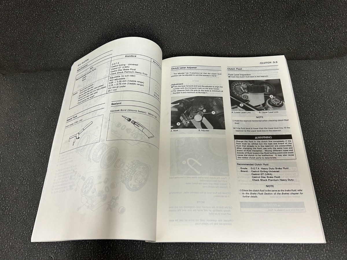 KAWASAKI NINJA ZX7/7R ZXR750/R SERVICE MANUAL 99924-1139-02 1991