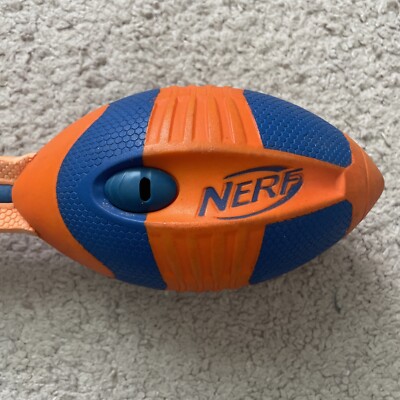 Nerf Aero Howler Vortex Football Whistle Ball 2012 Hasbro Orange