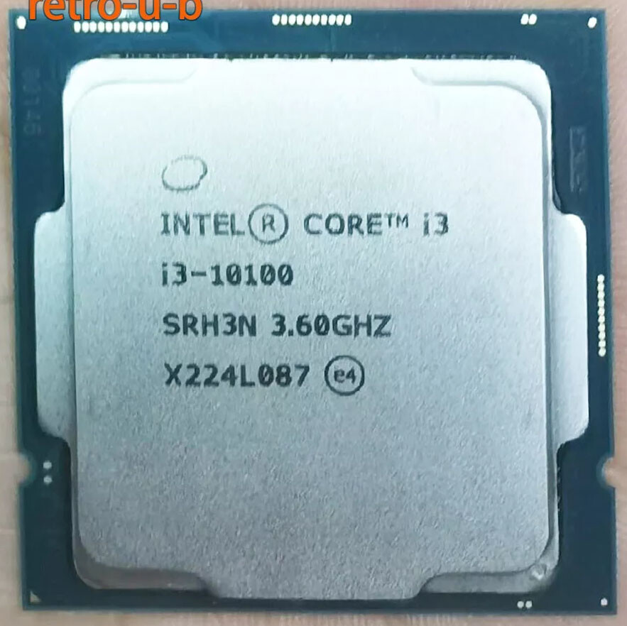 Intel Core i3-10100 CPU 3.6GHz (4.3GHz Turbo) LGA1200 10th Gen 4