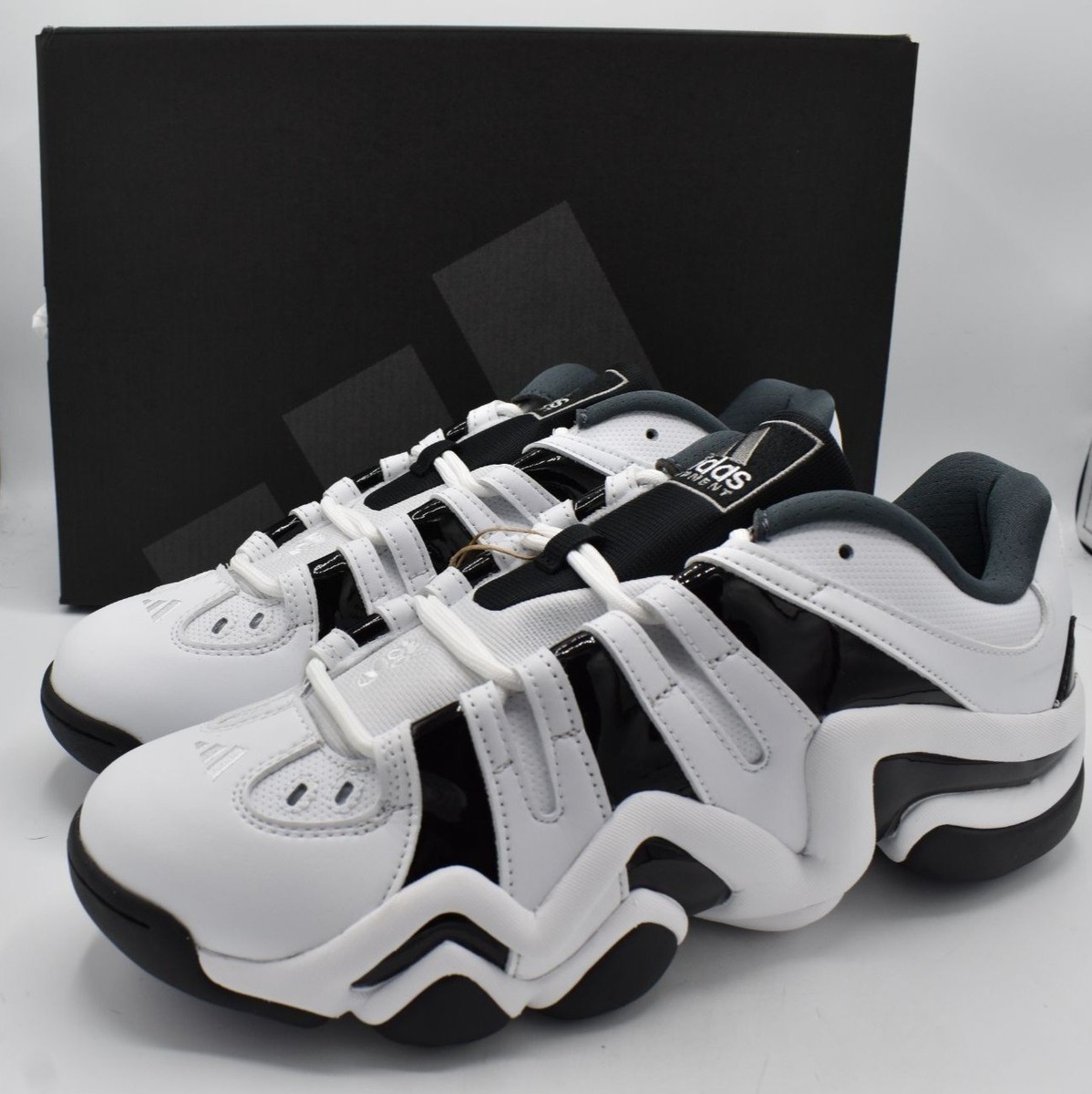 Size 14 - Adidas Crazy 8 Low White Black for sale online | eBay