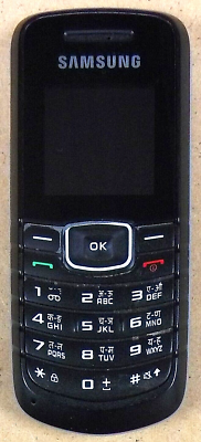 Samsung GT-E1080F - Black ( Unlocked ) Rare International Cellular