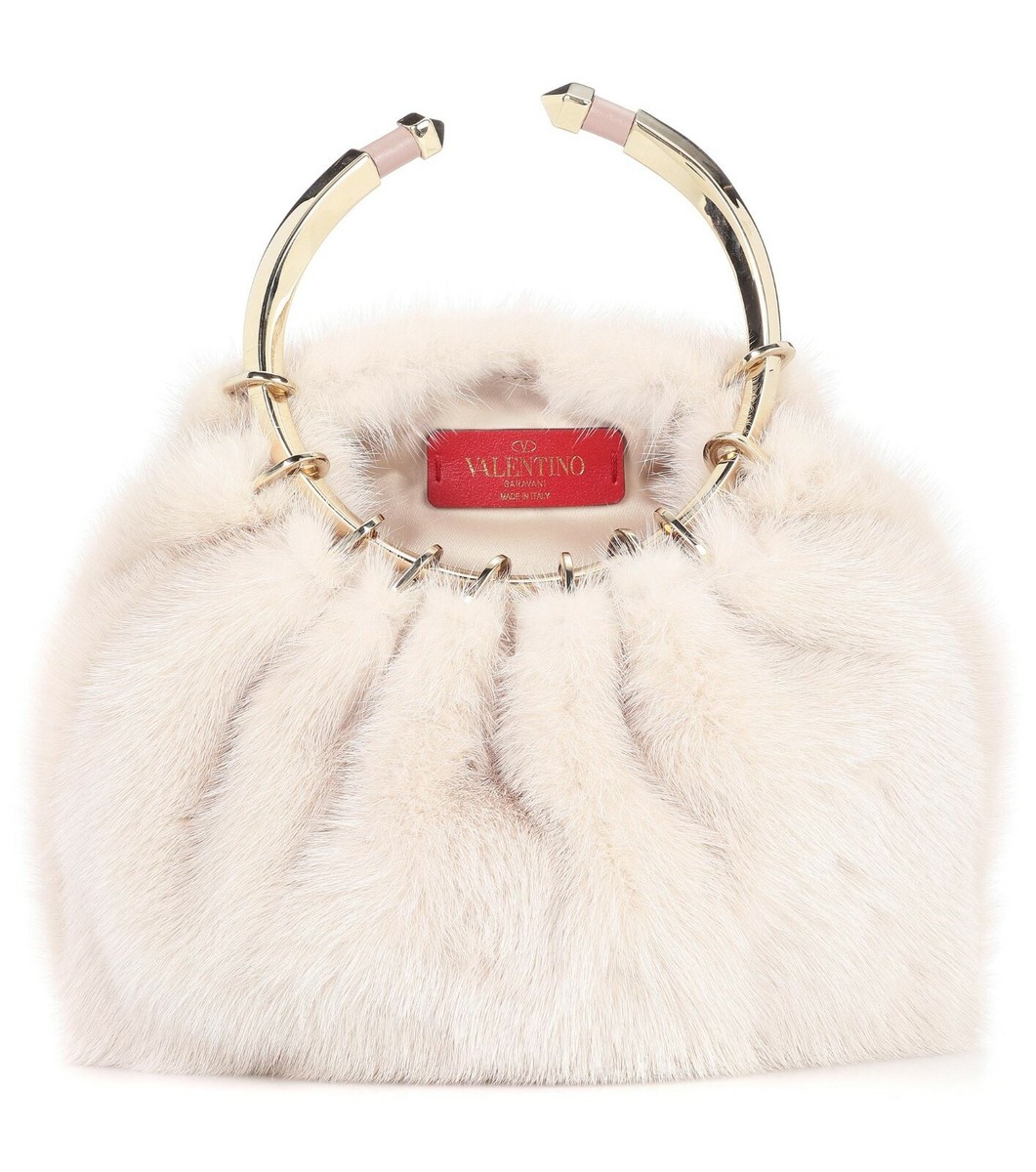 Valentino Valentino Garavani Mink Fur Clutch $3545 | eBay