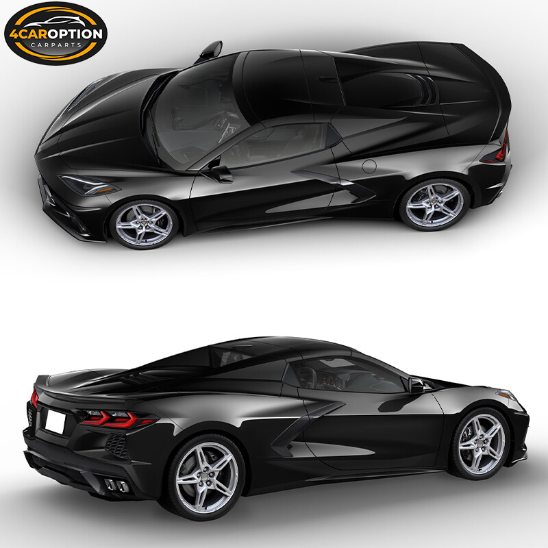 Fit 20-25 Corvette C8 2022 Z51 Low Profile Style Rear Trunk