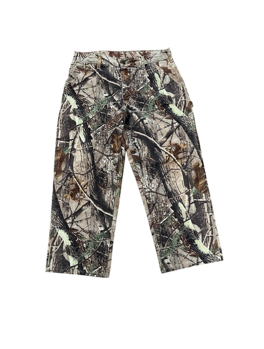 CARHARTT RealTree Jeans Men 34x26 Camo Dungaree Fit Carpenter | eBay