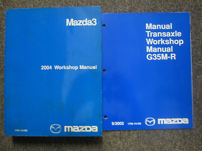 2004 Mazda 3 MAZDA3 Service Repair Shop Manual FACTORY OEM BOOKS 2