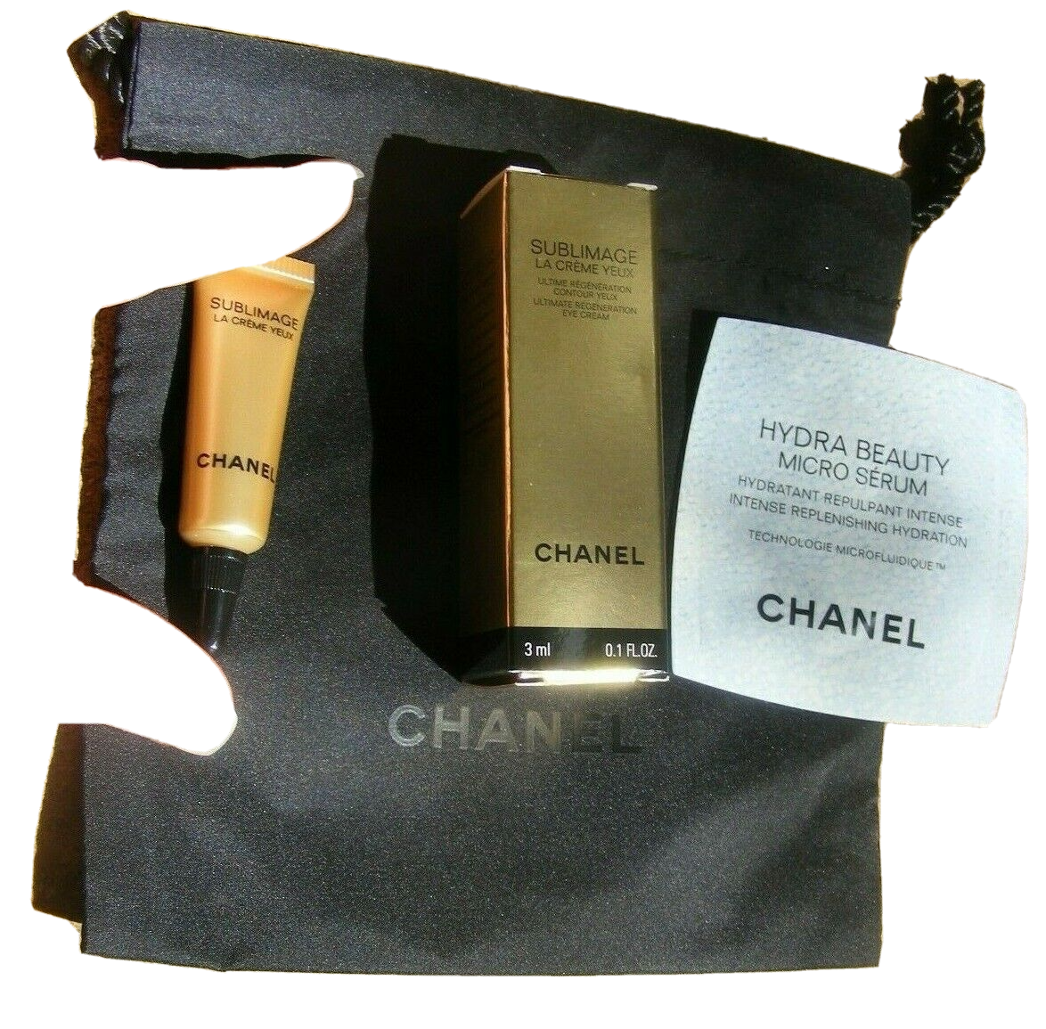 CHANEL SUBLIMAGE-La Creme Yeux- Mini EYE CREAM Tube-Mini:3ml~New