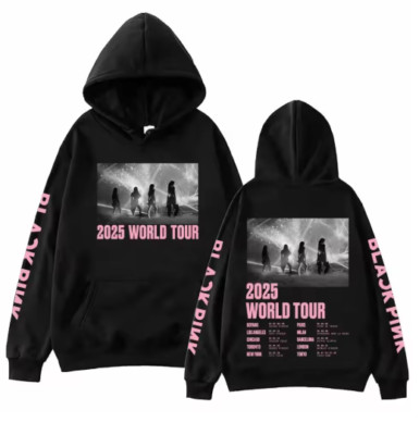 BLACKPINK 2025 WORLD TOUR Hoodie Fan Merch for Blink Perfect