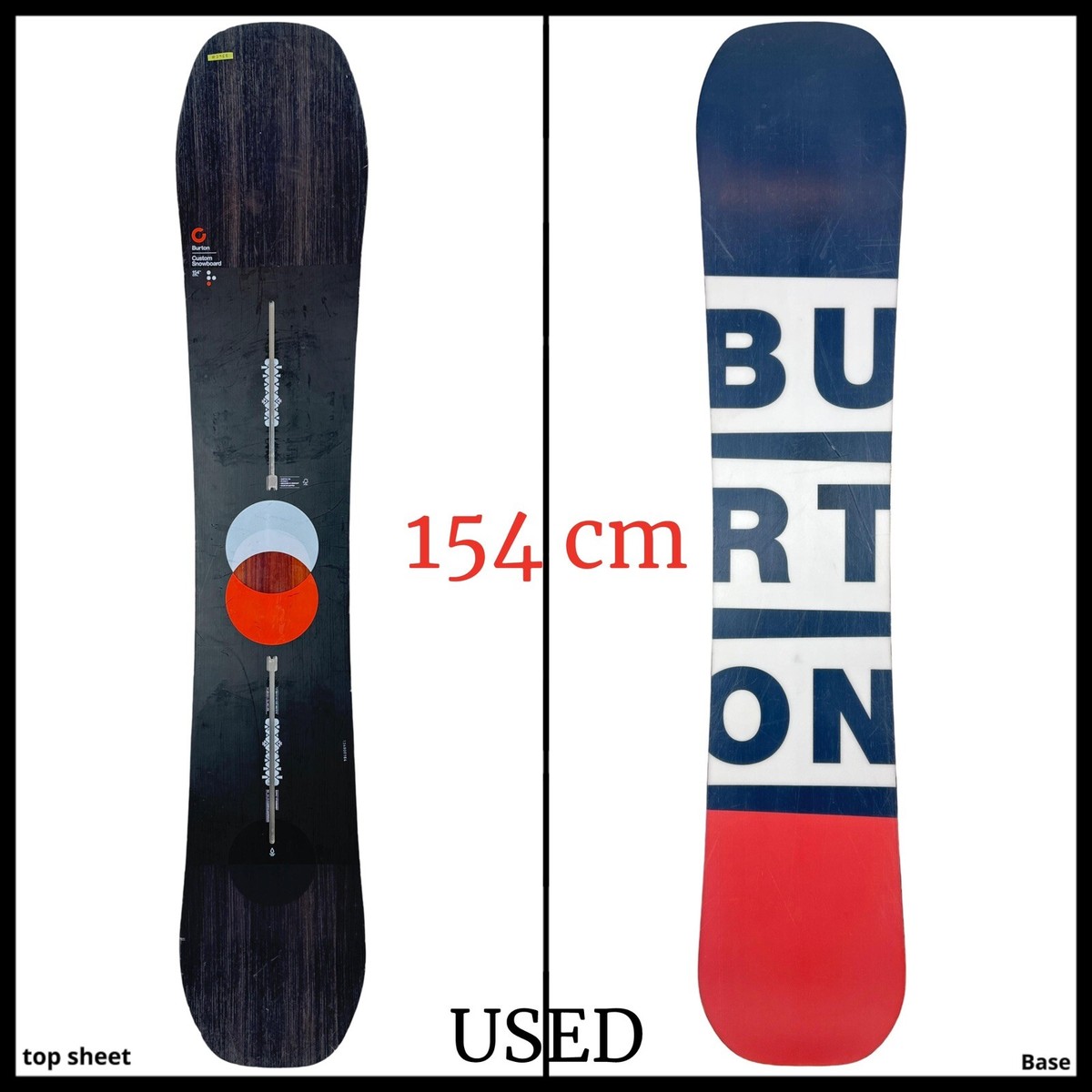 Burton Custom EST Black S size ほぼ未使用 Burton Custom EST Black