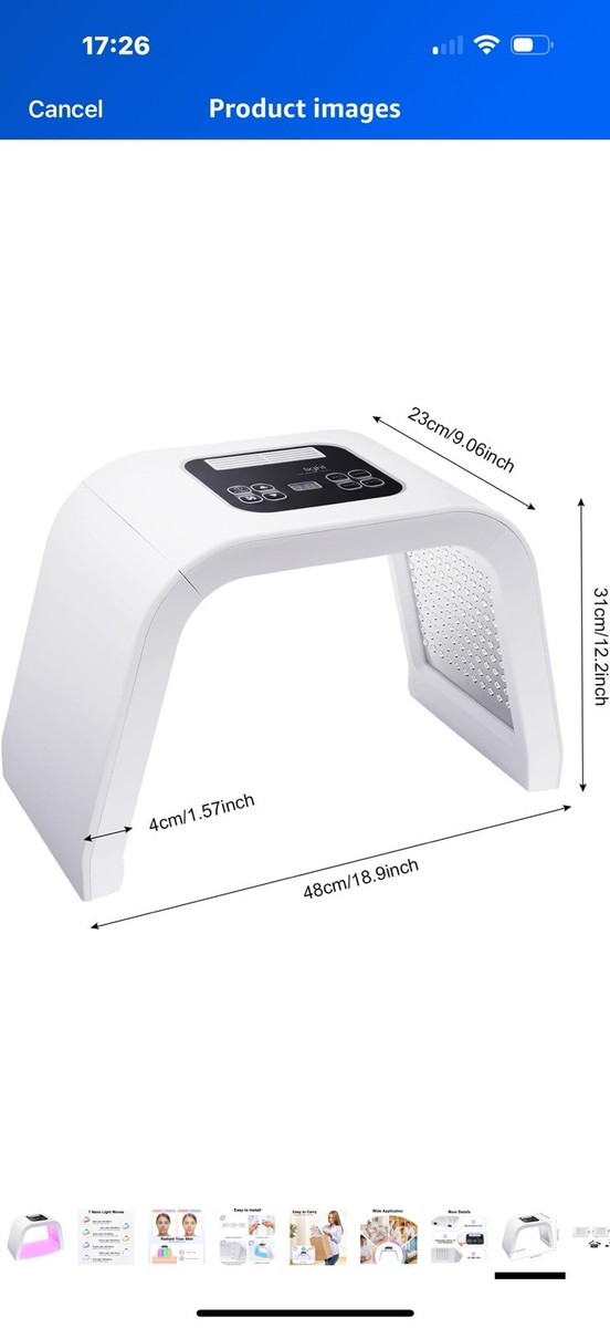 Omelon OMEGA LED Light Therapy Skin Care Device 7 Color Photon | eBay