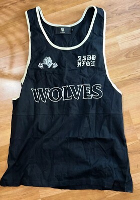Darc Sport Wolves Weight Lifting Limited Numbered Tank XLarge 332
