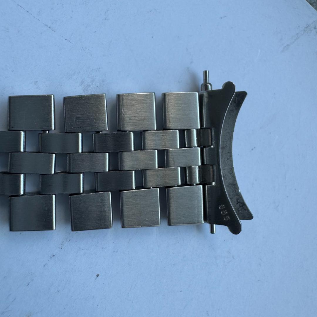 ROLEX Genuine Band Jubilee Bracelet 62510H 555 Watch Silver SS