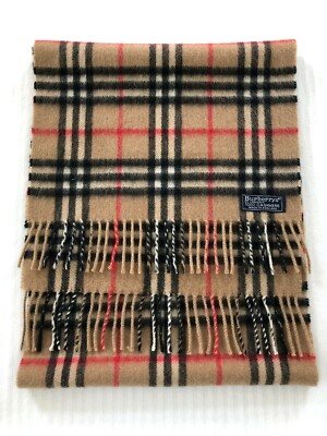 Burberry Nova Check Cashmere Scarf | eBay
