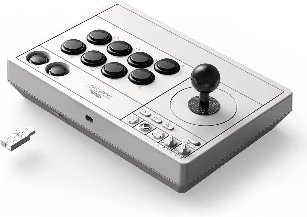 8Bitdo Arcade Stick (White) for Xbox Series X|S and Xbox One