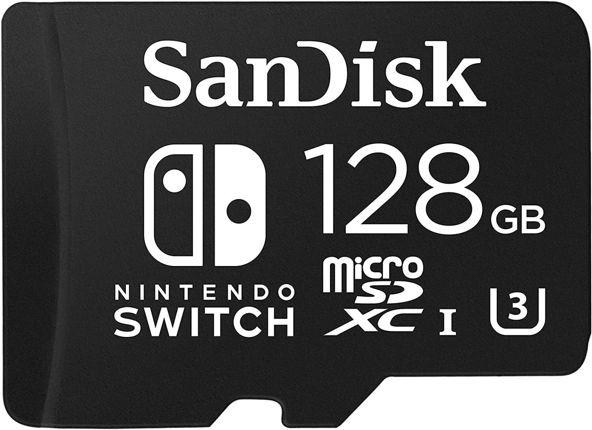 SanDisk Nintendo Switch 128 GB Micro SD XC Card Flash Storage
