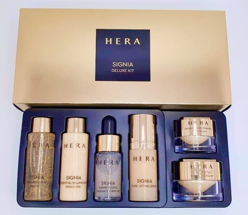 HERA Signia Deluxe Kit 6 Items Anti Wrinkles Water Emulsion Serum