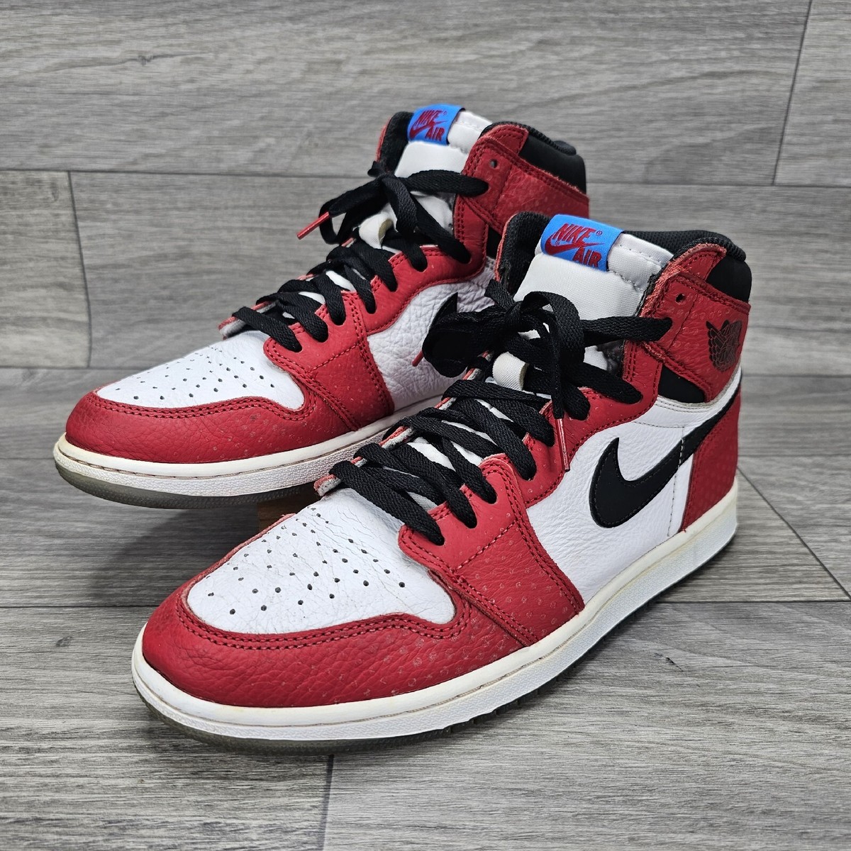 Nike Air Jordan 1 Retro High Spider Man Origin Story 555088-602
