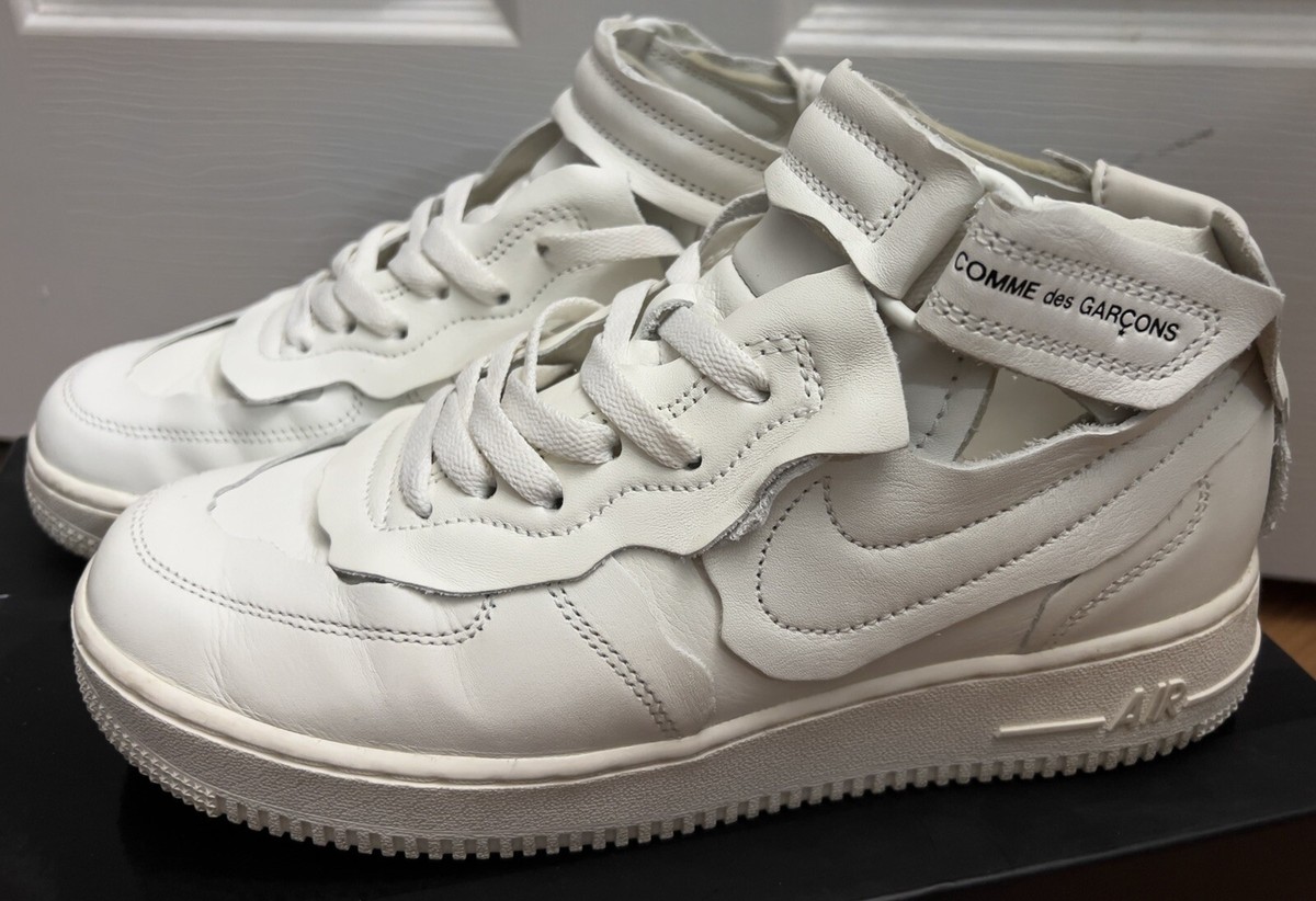 Nike Air Force 1 Mid x COMME des GARÇONS DC3601-100 Size 7M (8.5W