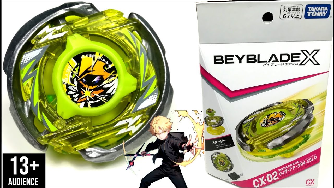 Beyblade X] CX-02 Arc Wizard R4-55LO Unboxing /Review WizardArc