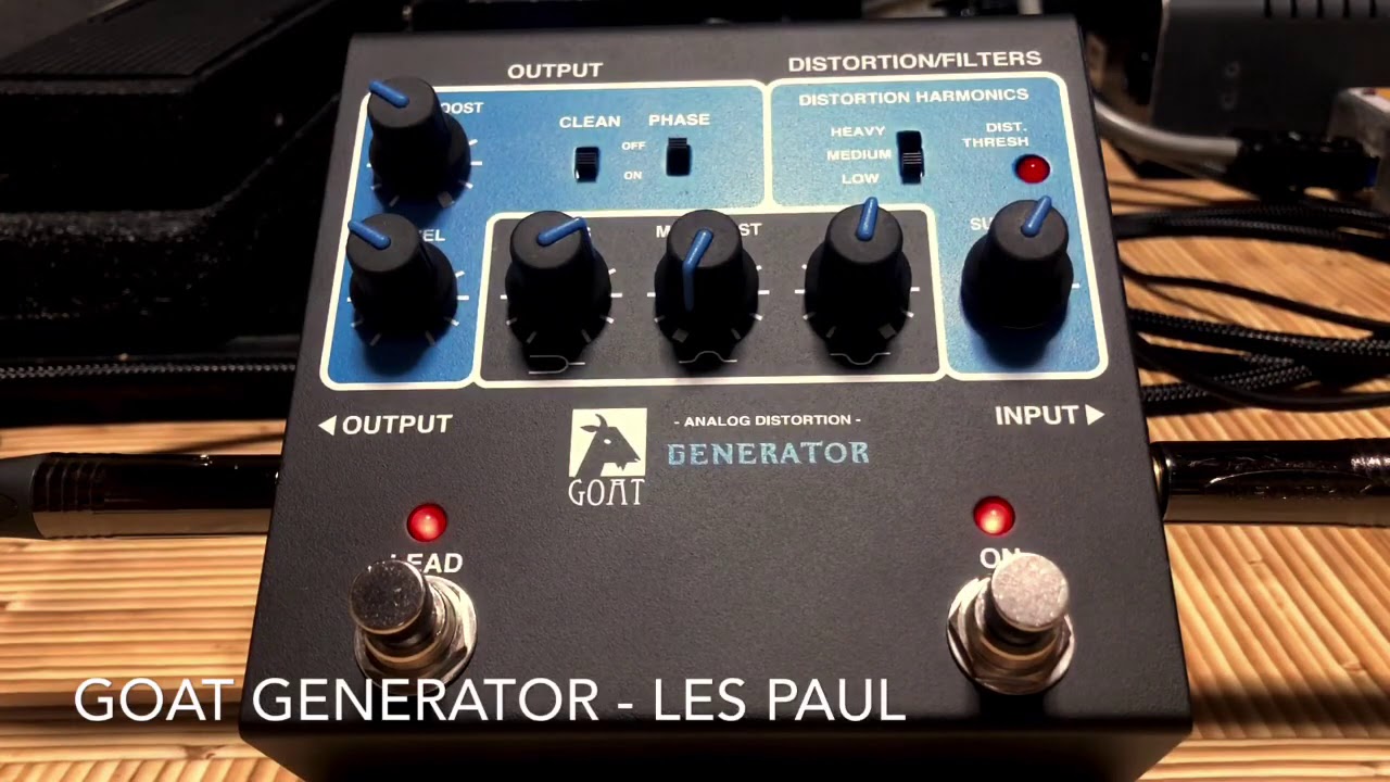 GOAT -Blue Series- GENERATOR」エフェクターレビュー！ | 魔法の箱