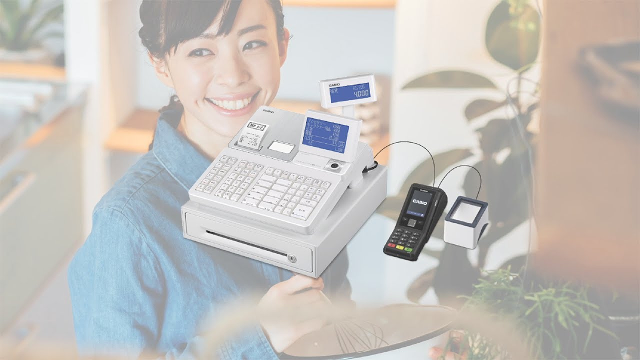 SR-G3-EX｜CASIOのレジスターとキャッシュレス決済サービス
