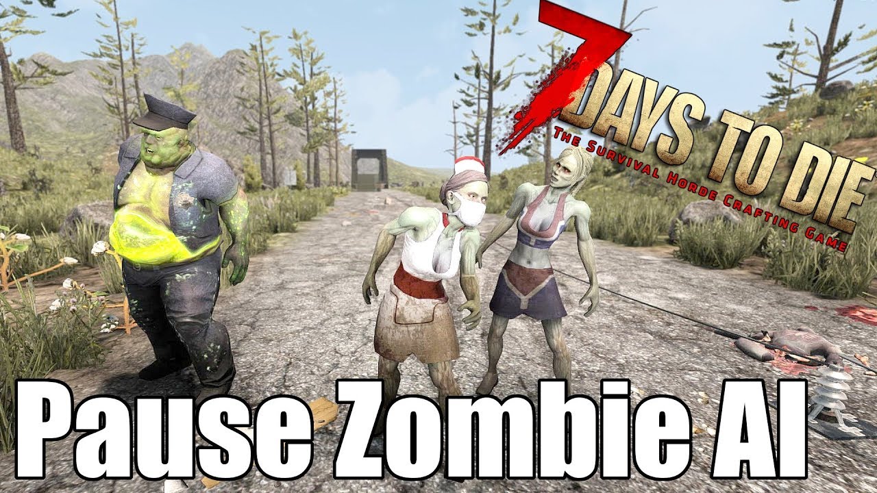 7 Days to Die - Debug Mode - Pause Zombies - Turn Off A.I. - YouTube