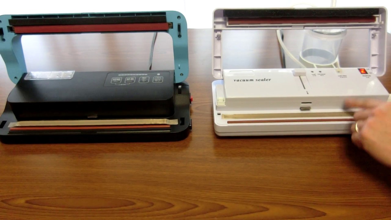 フードシールドと旧型業務用真空パック器の比較 - YouTube