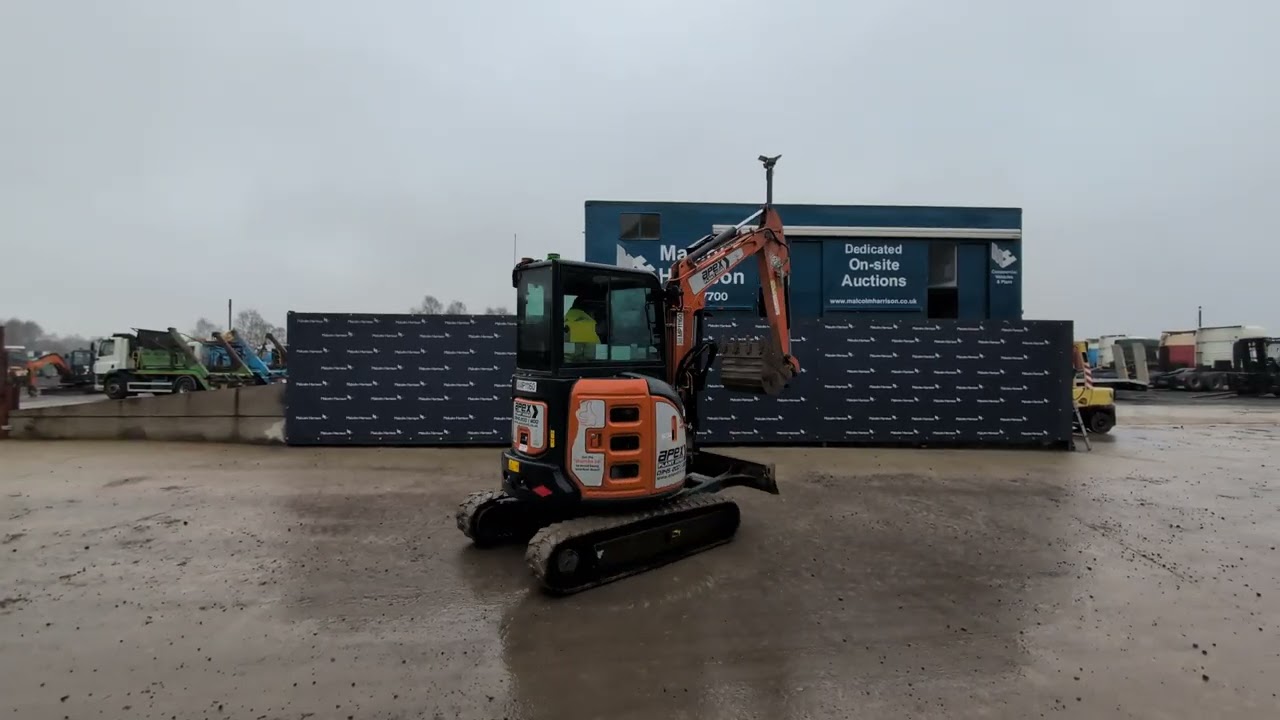 2022 Hitachi ZX33U-6 CLR Excavator, Entered into Prees Plant